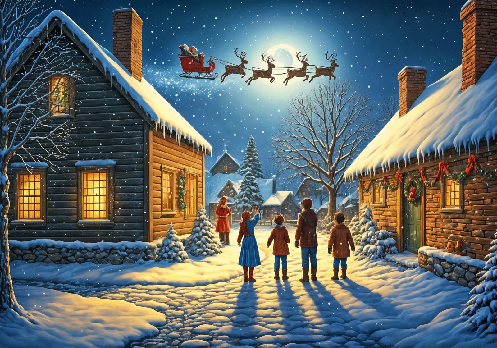 He Can Be Seen in the Sky Once a Year