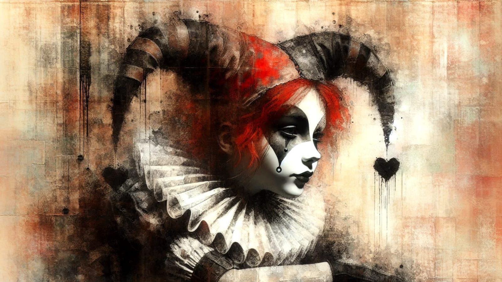 Abstract Little Harlequin
