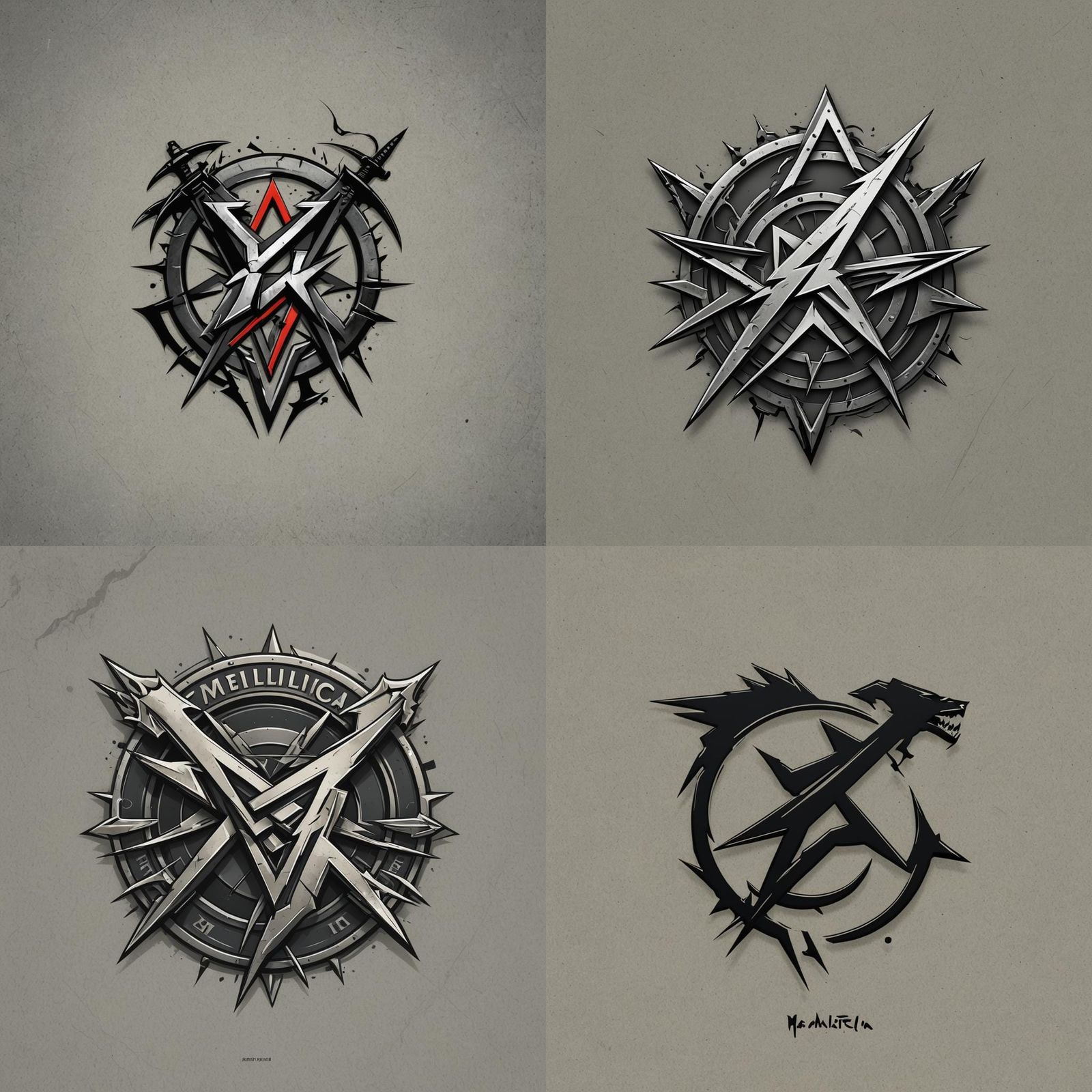 ZAkrutKA Logo in a Metallica Style