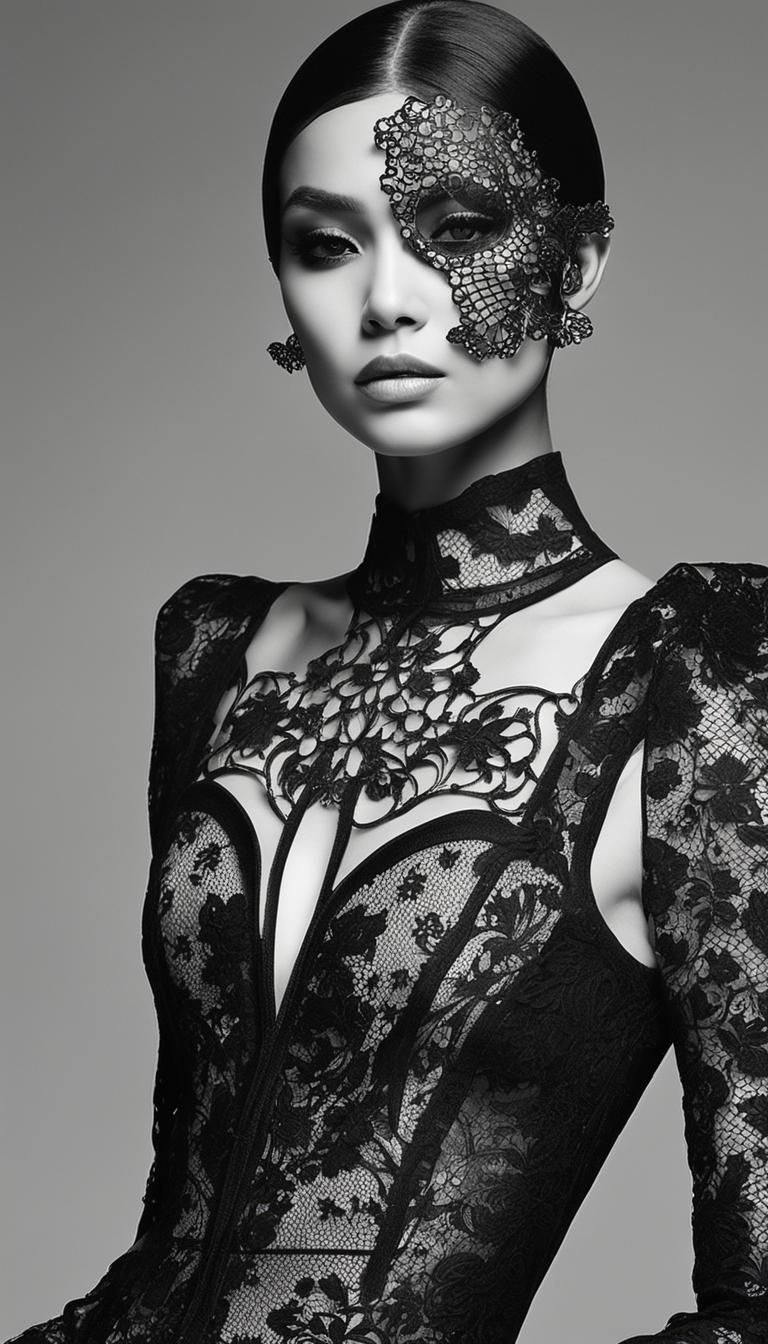 Philippine Fashion in Black and White Spectrum