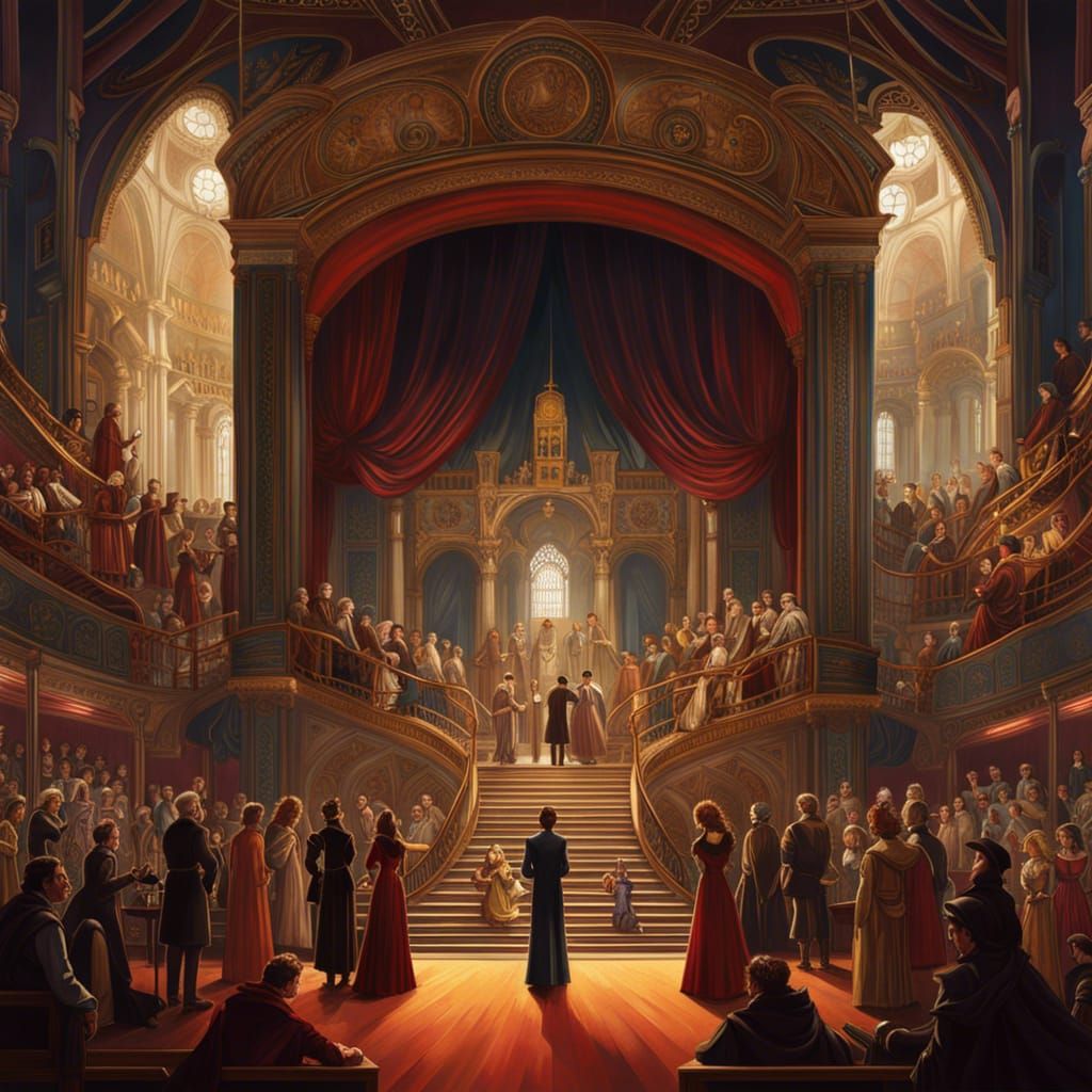 “All the world’s a stage, and all the men and women merely players.” As You Like It, W. Shakespeare