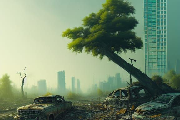 Tree of Life: Post-Apocalyptic City Rebirth