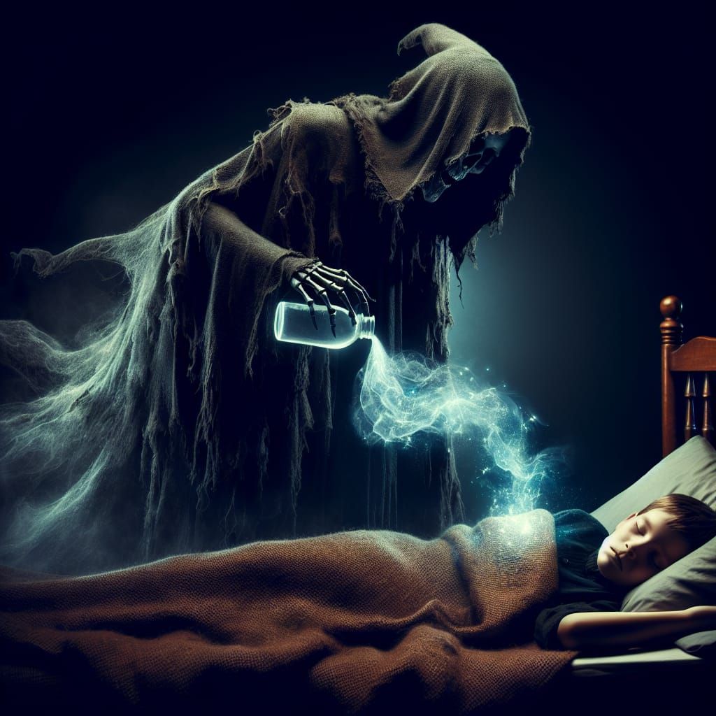 Ethereal Figure Captures a Child's Dream