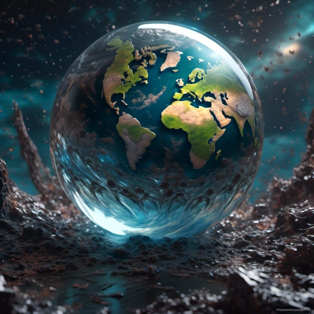 Shattered Glass Planet Reveals Perfect Earth