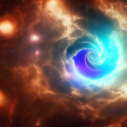 Detailed Space Wormhole in Unreal Engine 5