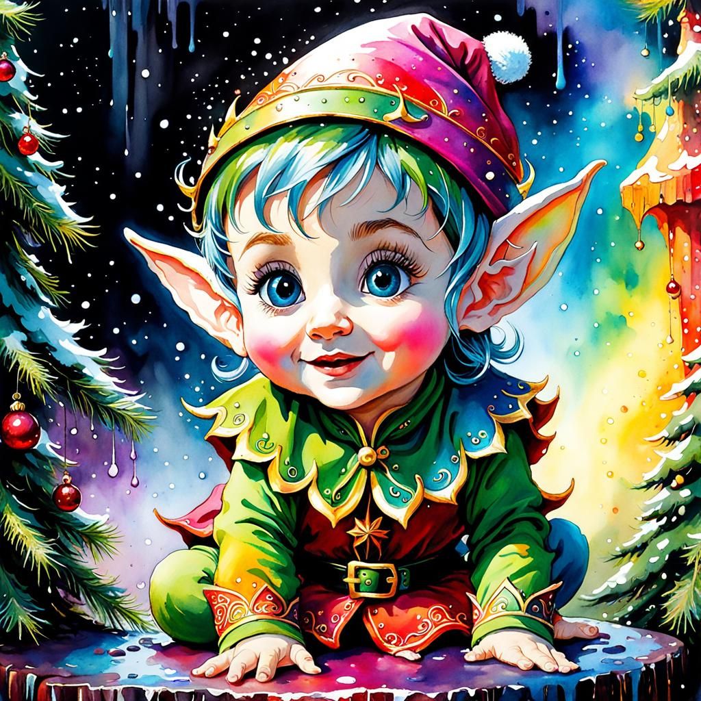 Baby Elf Portrait