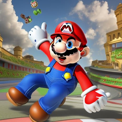 Mario from Mariokart: Professional Photography