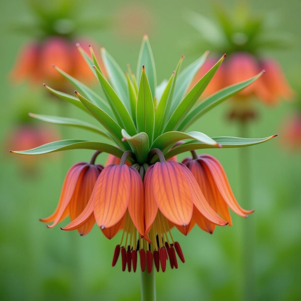 Fritillaria Imperialis Flower in Bloom