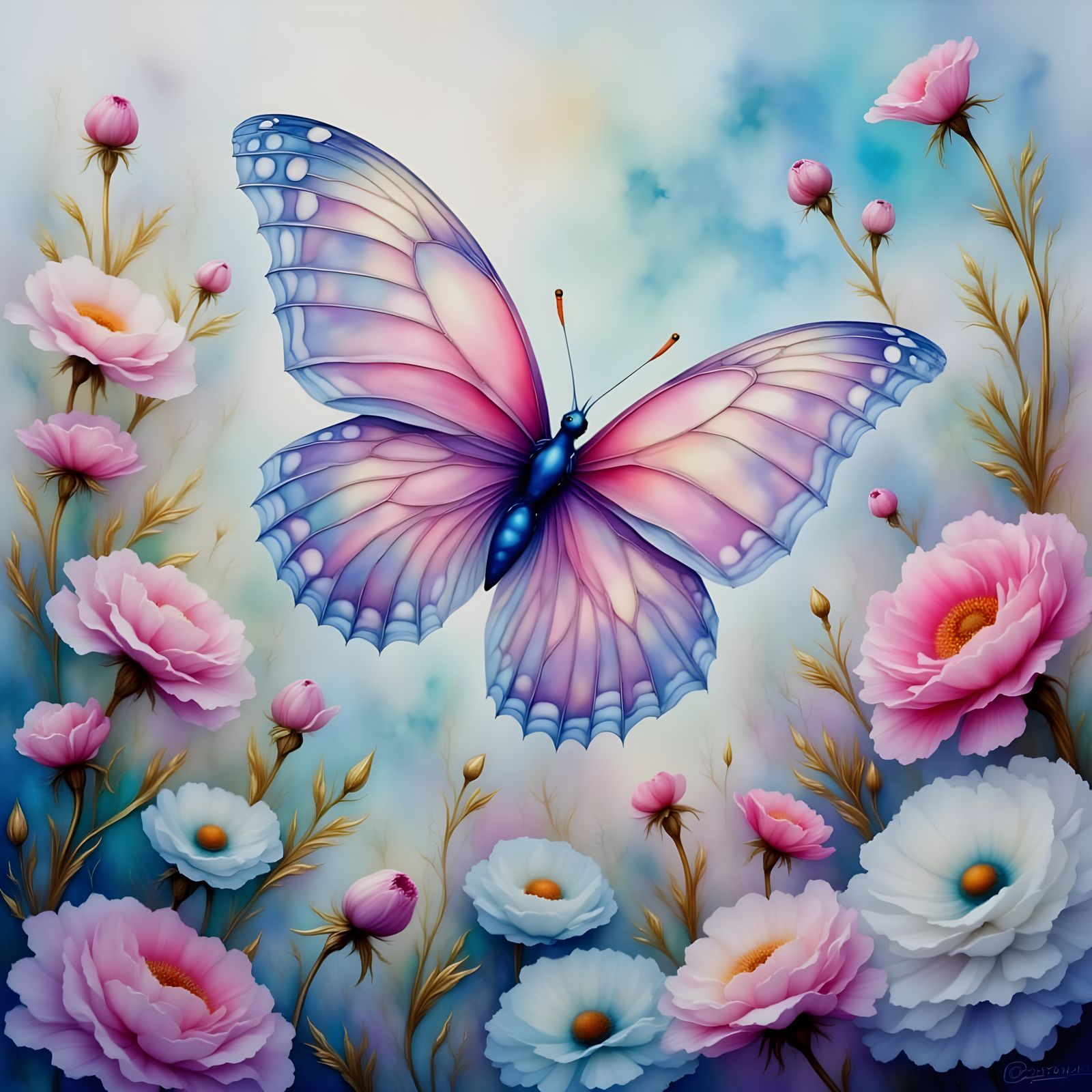 Woman Unites Lizard and Human Forms in Vibrant, Dreamlike Po...