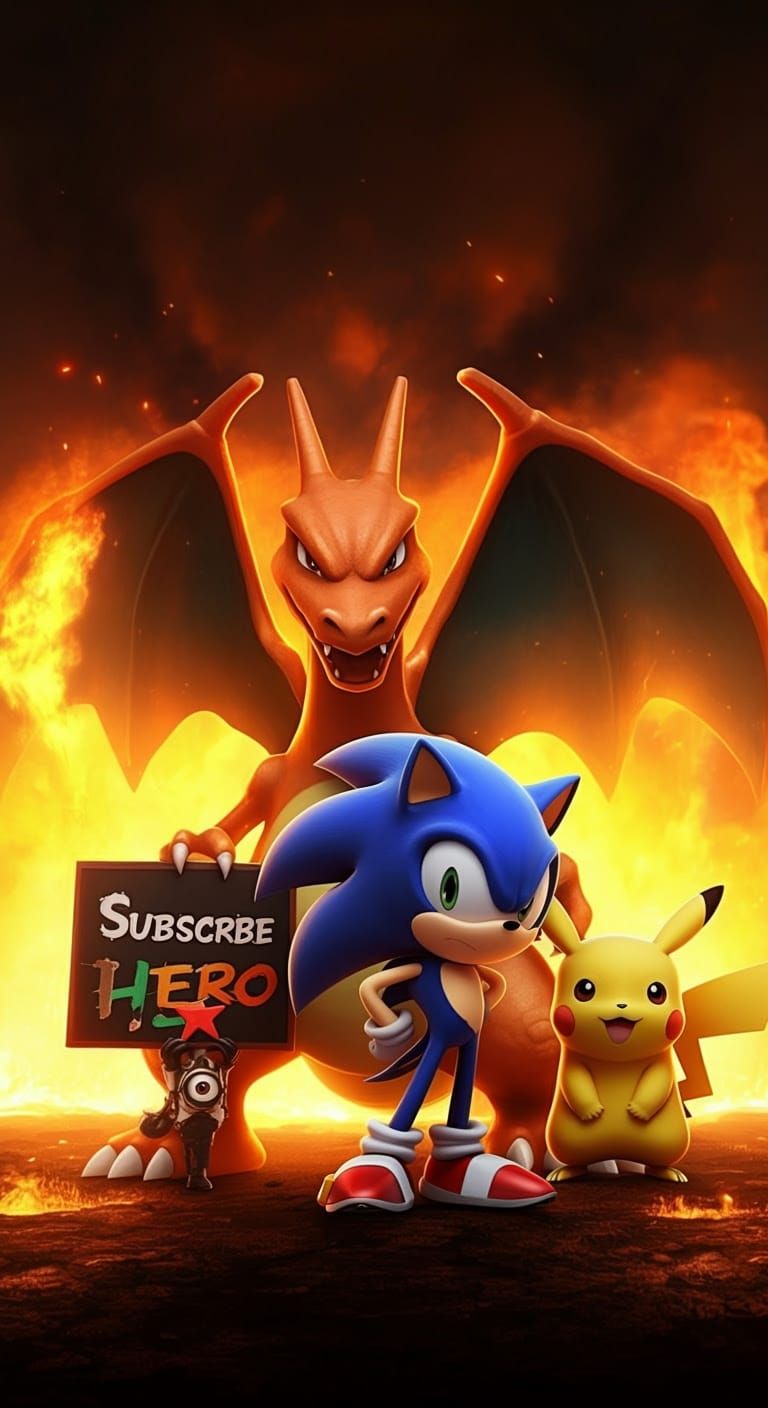 Anime-Inspired Heroes Standing Strong Against Inferno