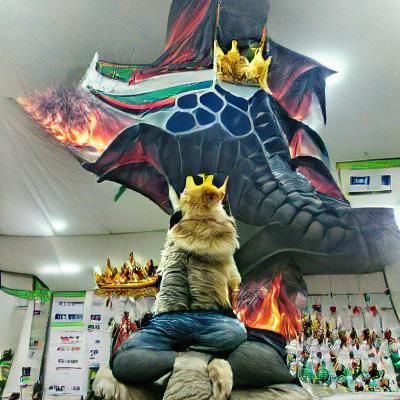 Majestic Dragon Illustration