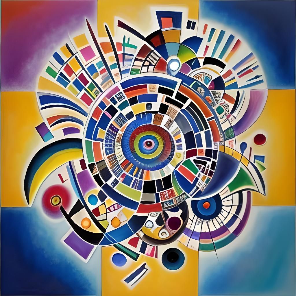 Abstract Art Inspired by Kandinsky