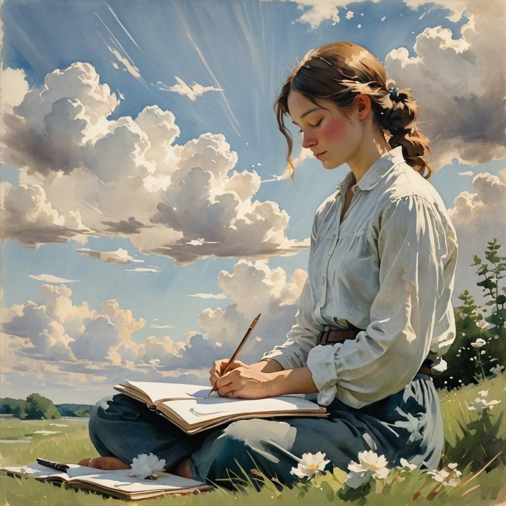 Meditative Art in Soft Focus with Pastel Hues