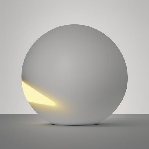 Minimalist Art: Person in Dimly Lit Geometric Room