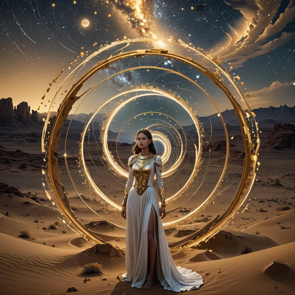 emerged in the desert