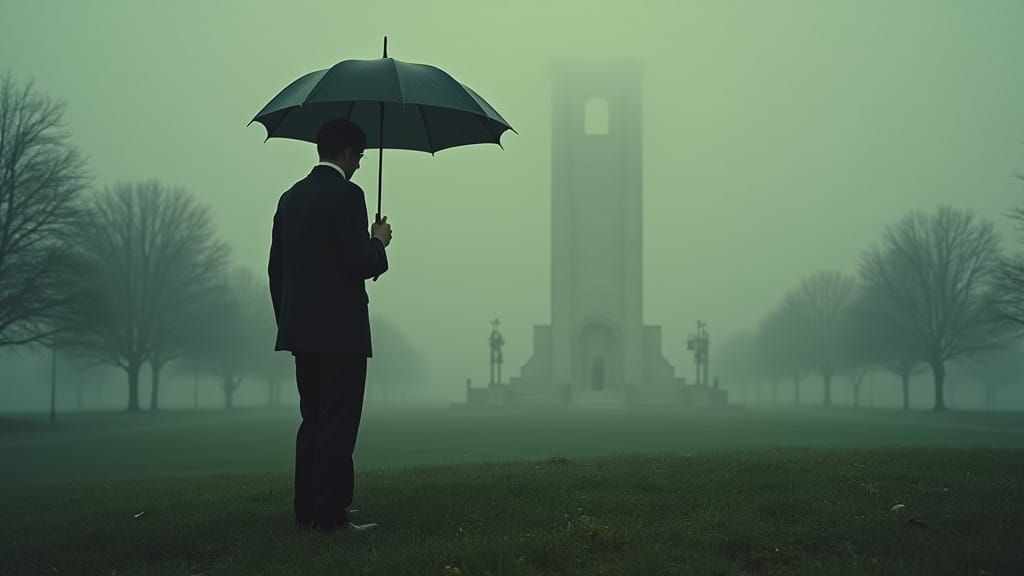Mysterious Figure on the Grassy Knoll in Dallas