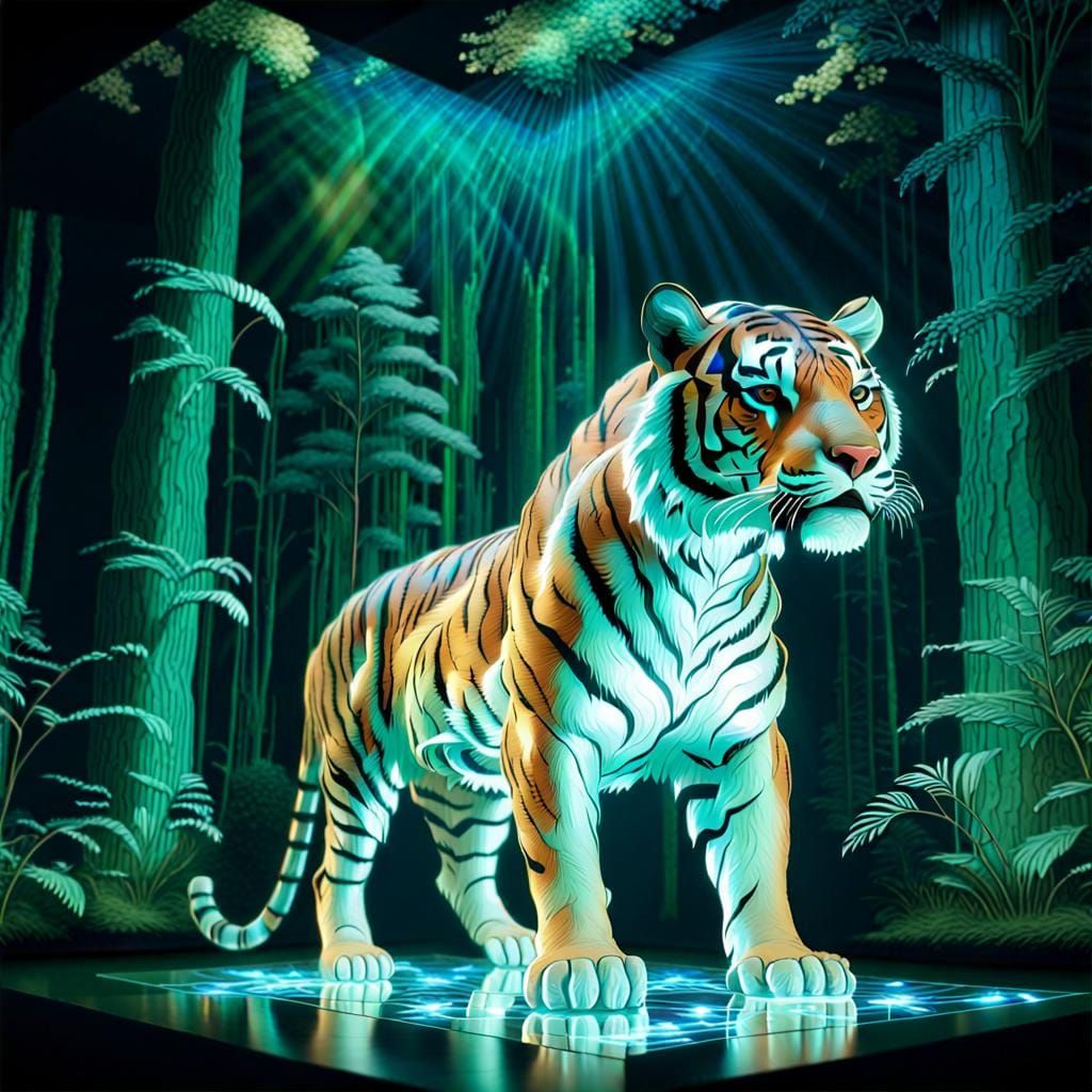 Tiger Hologram