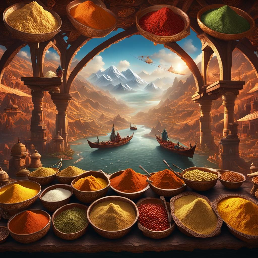 Spice World: Curry River with Naan Gondolas