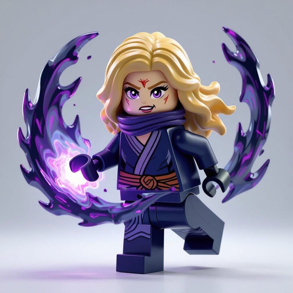 Lego Ninjago Ninja Girl With Shadow Aura