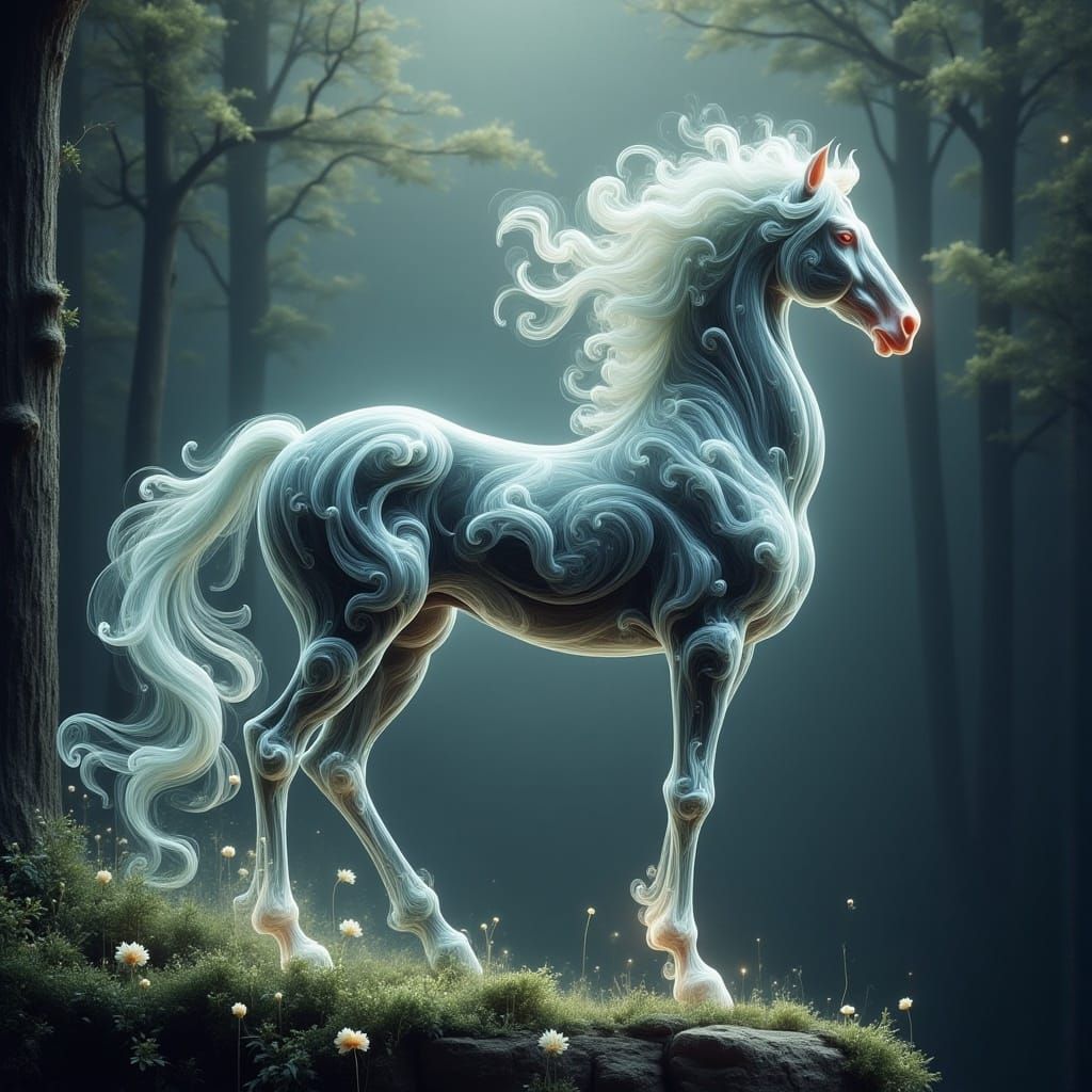 <lora:Ethereal Magic Flux:1.0> A gigantic very esthetically ...