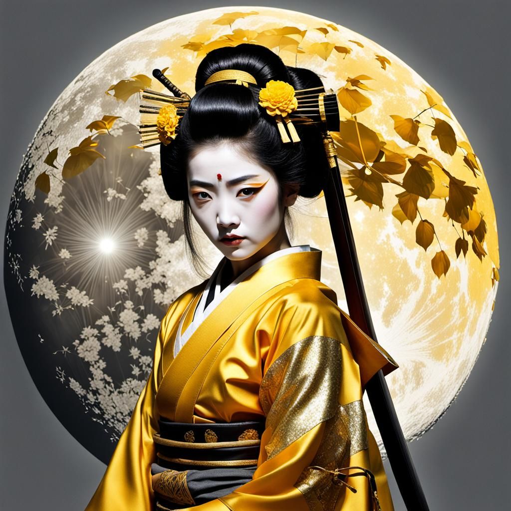 The Golden Geisha Samurai!
