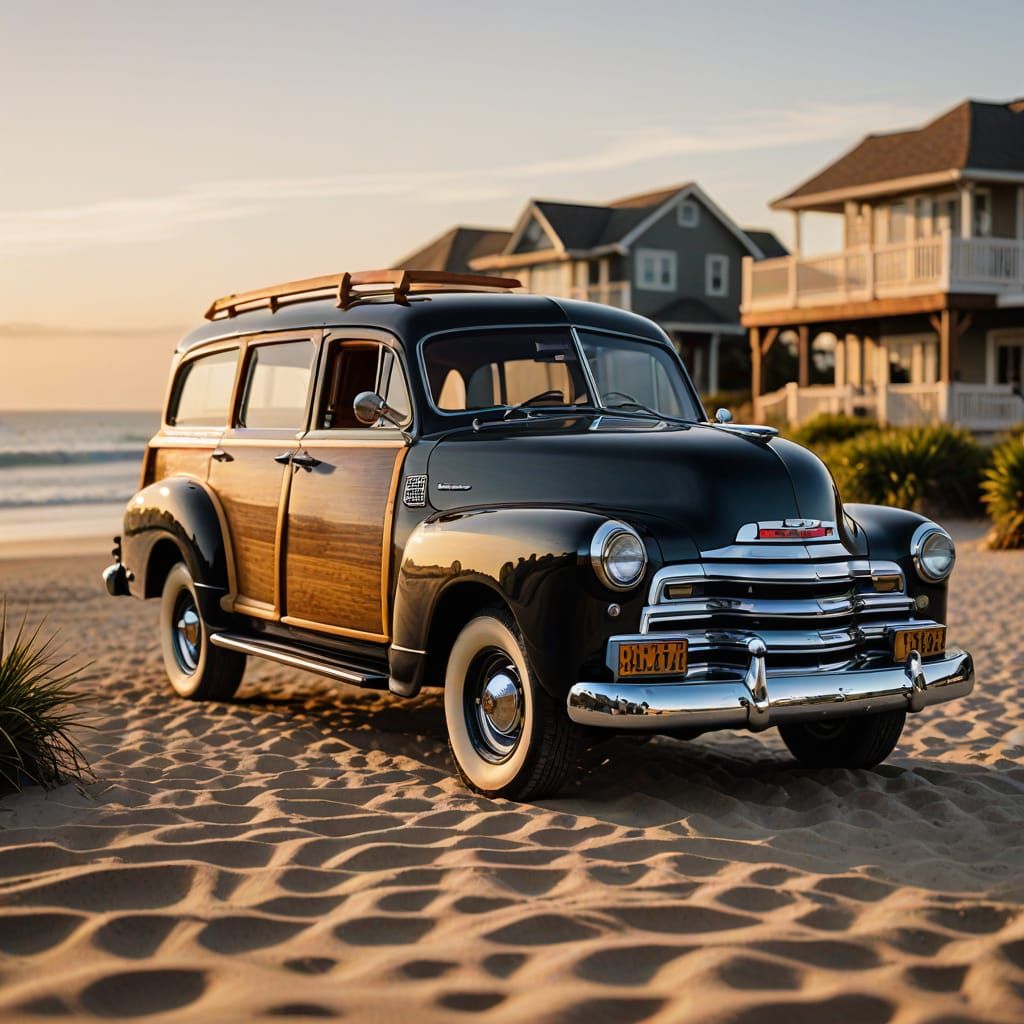 1951 Chevy Suburban Woody