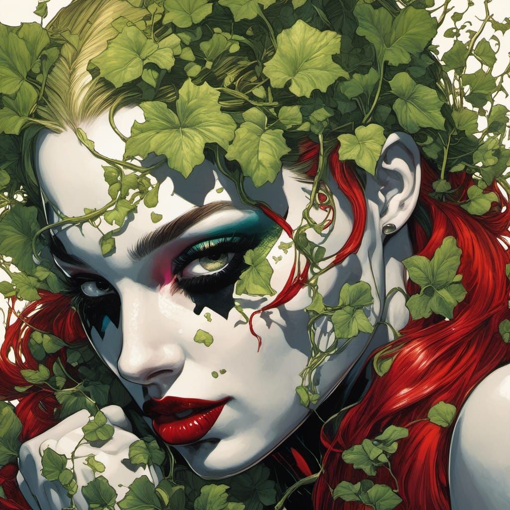 Harley Quinn's Toxic Embrace: A Sci-Fi Horror