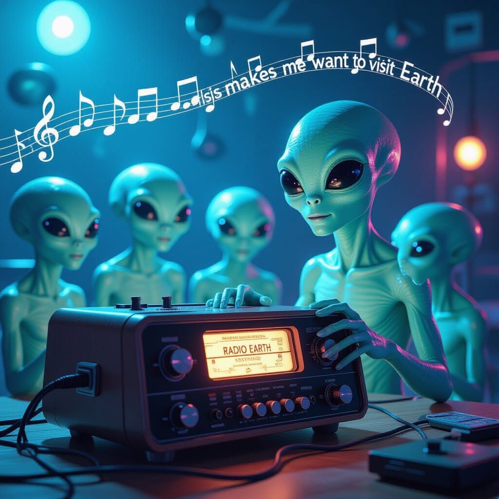 Aliens Discover Earth Radio Receiver