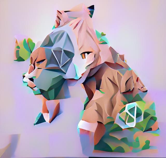 Simple Low Poly Geometric Rendering
