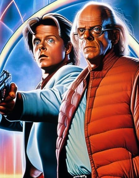 Back to the Future: Eric Stoltz and Christopher Lloyd