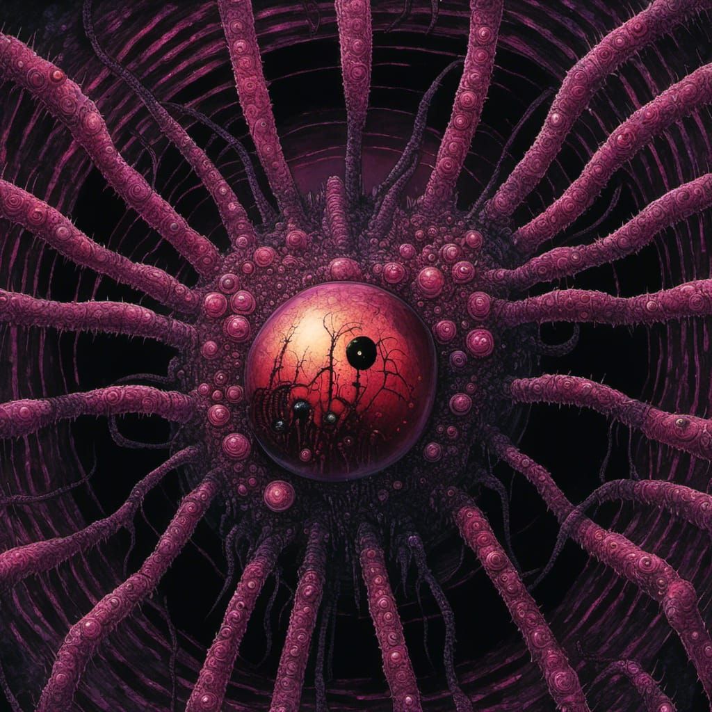 Eyeball Spider Generated with AI