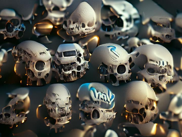 Mechanical Skull: A Fusion of Life and Machine