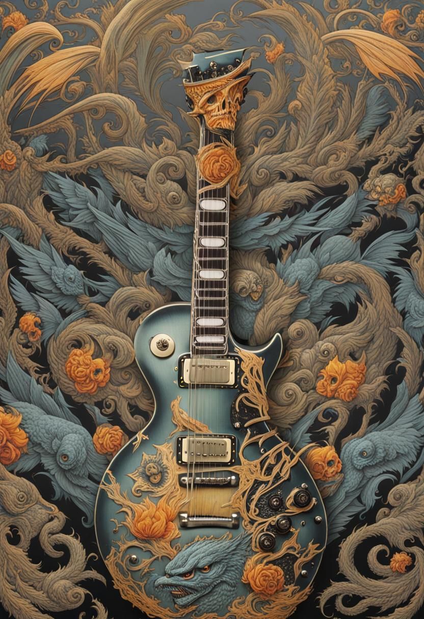 Gibson Les Paul in Monster Doomsday