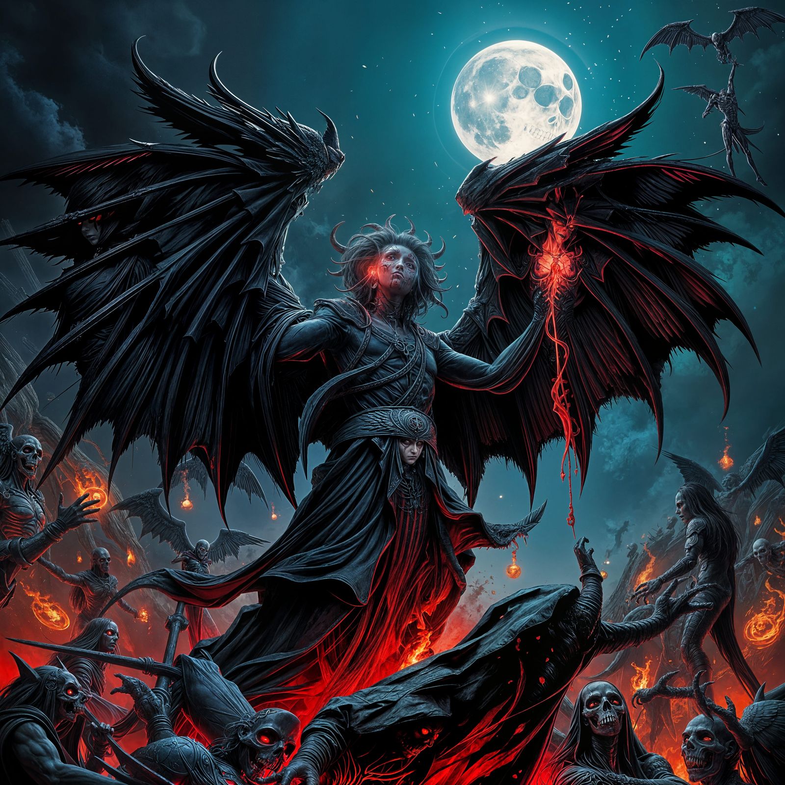 Thanatos Feasts on the Blood of His Enemies in the Underworl...