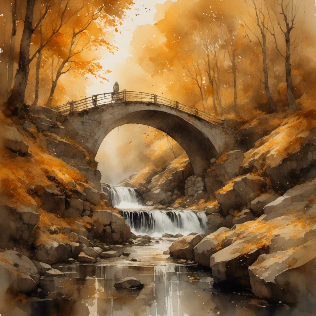 Autumn bridge