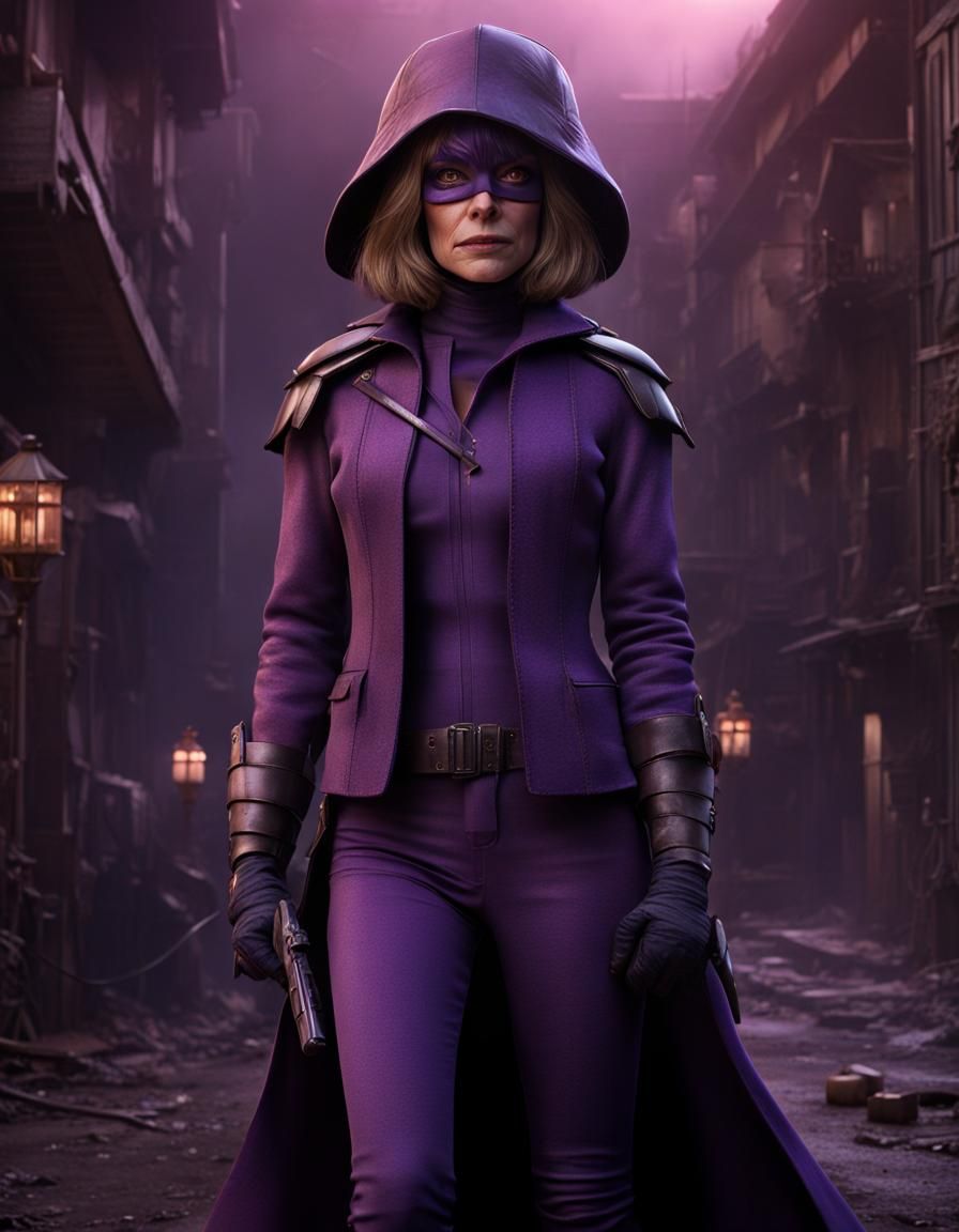 Hit-Girl Fantasy Concept Art in 8K