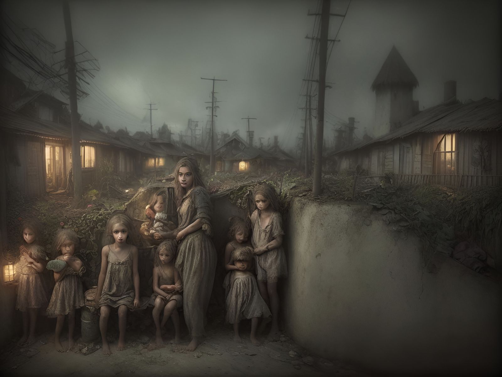Slums Meet Fairytale: Evocative Ambient Portrait