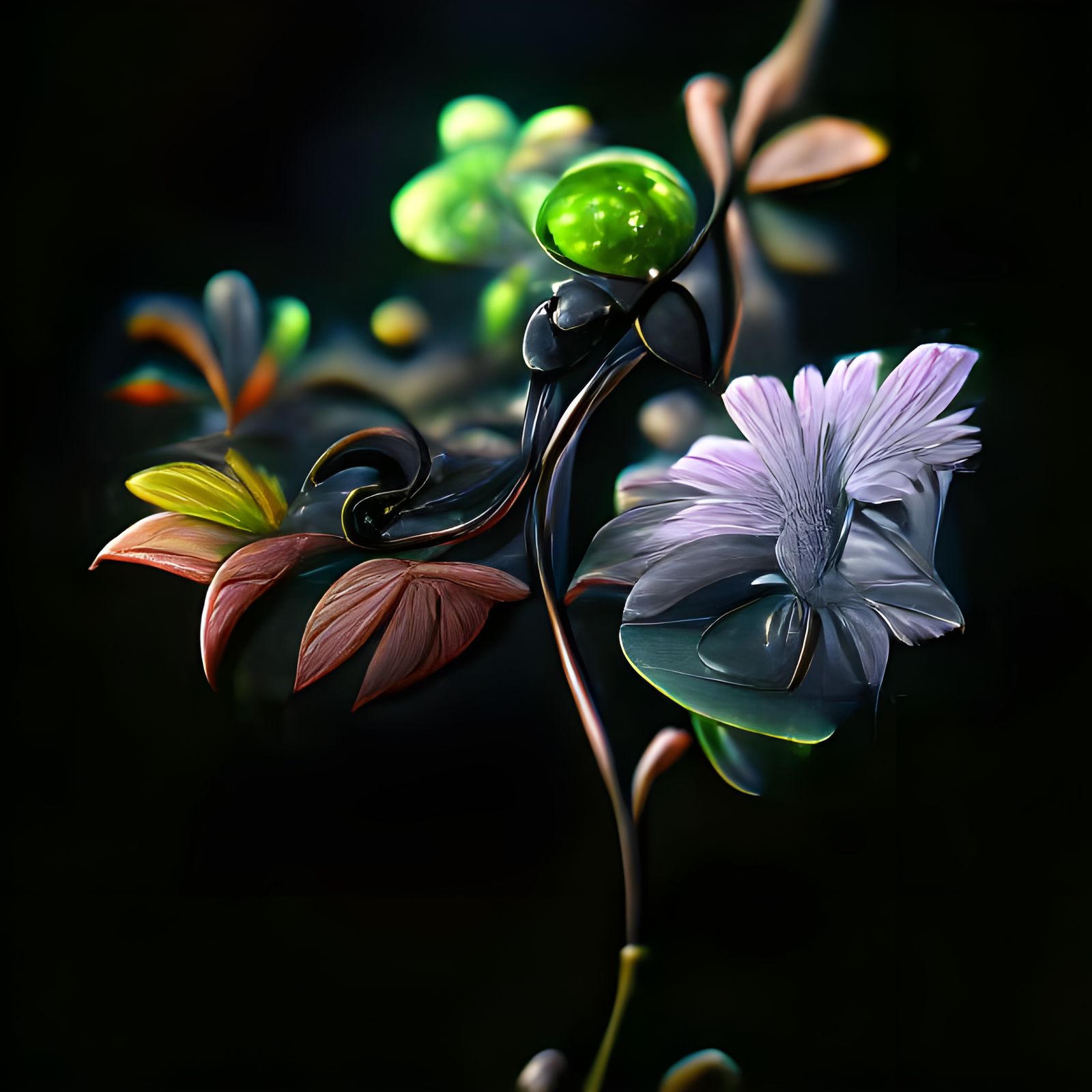 Lush Flora and Fauna in Claymation Style