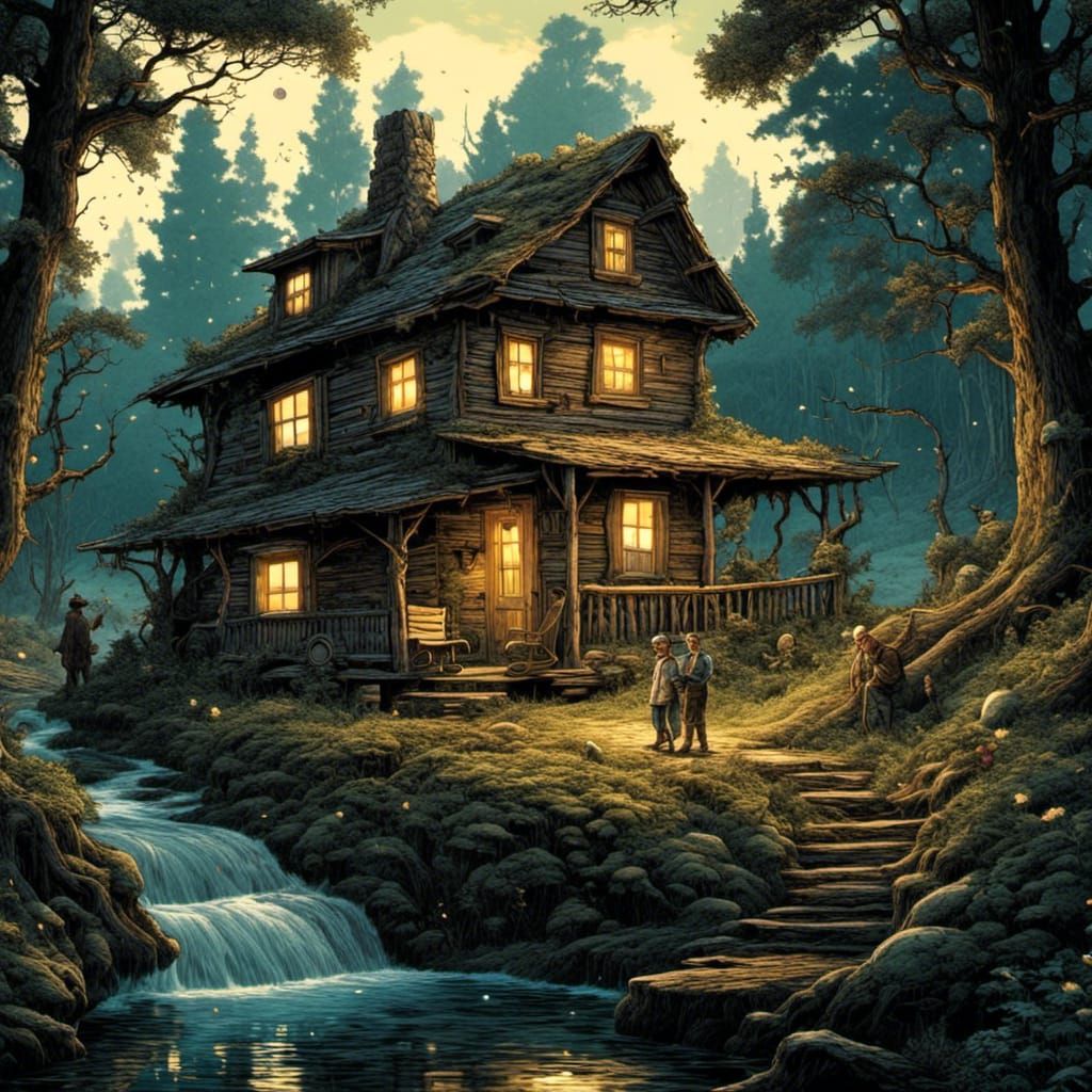 <lora:Fairy Fantasy:1.0> <lora:Fairy night:1.0> Nighttime an...