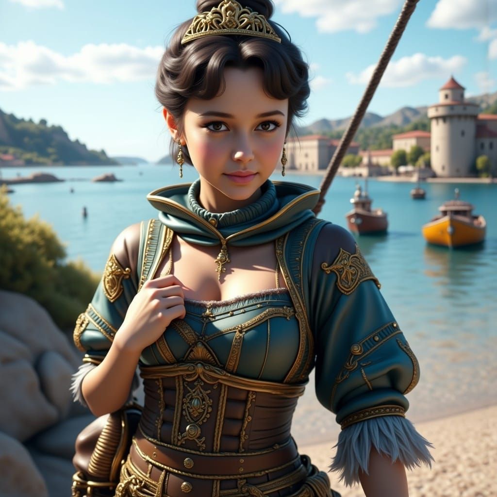 Caribbean Soldier in 17th Century Style