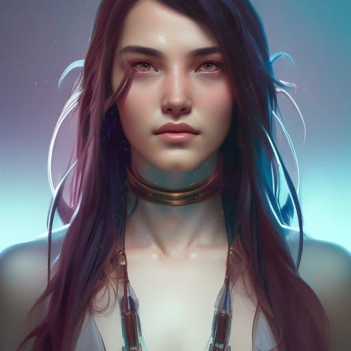 Detailed Avatar Portrait in Hyperdetailed Style