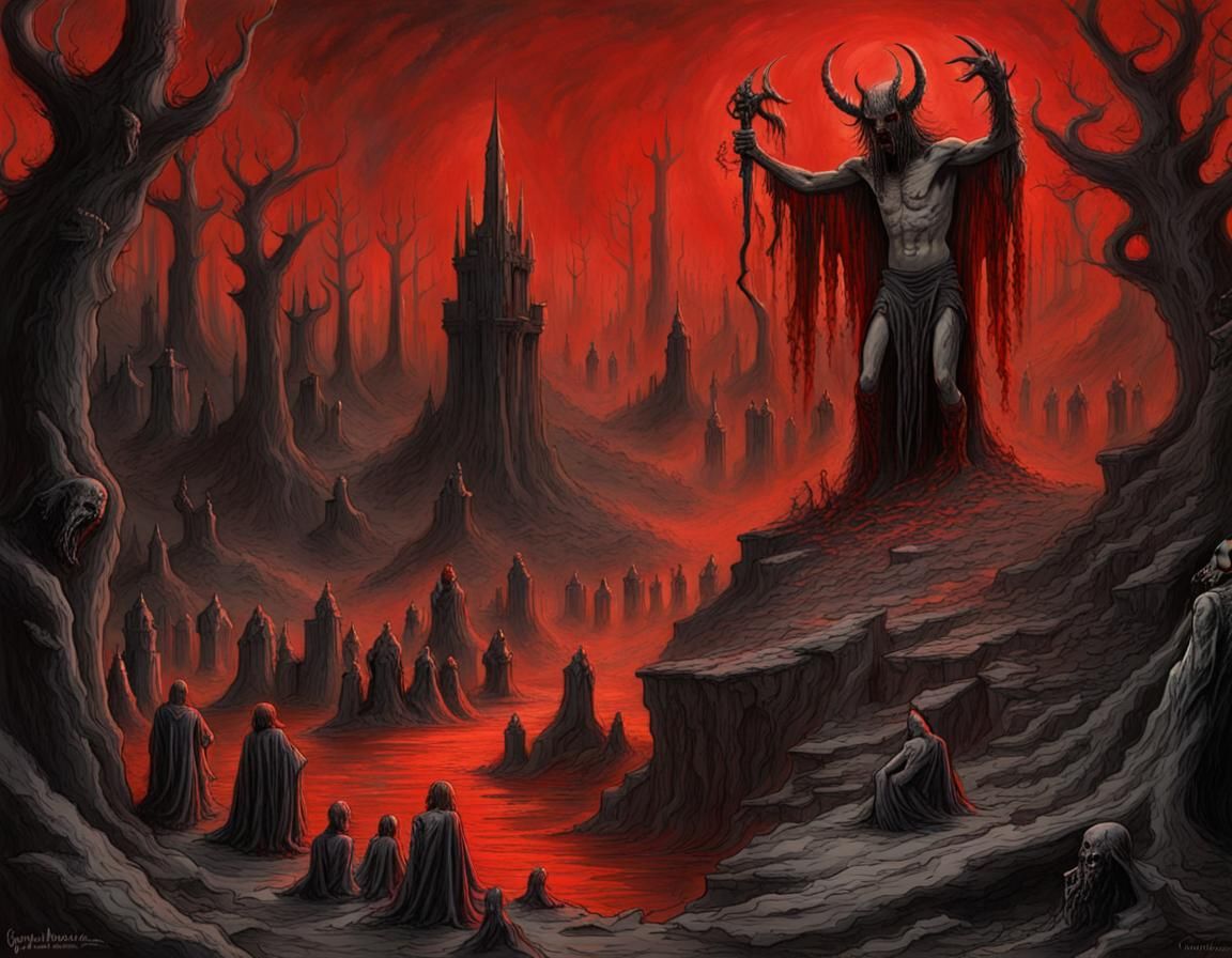 Belphegor in Hell Landscape: Black Metal Horror