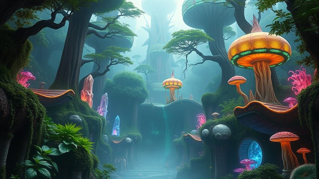 Symbiotic Harmony in Lush Rainforests of Caliomix 2441