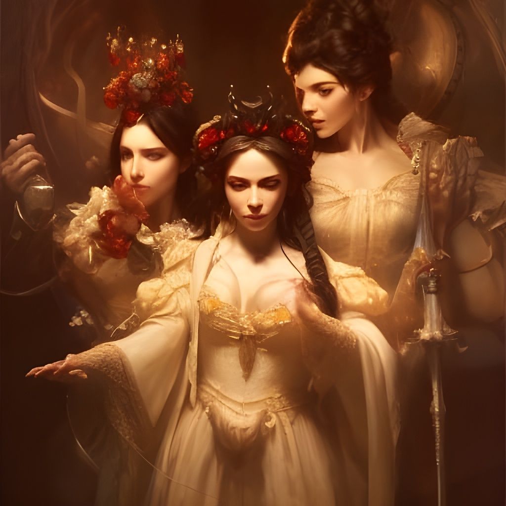 Lady Tremaine, Anastasia and Drizella