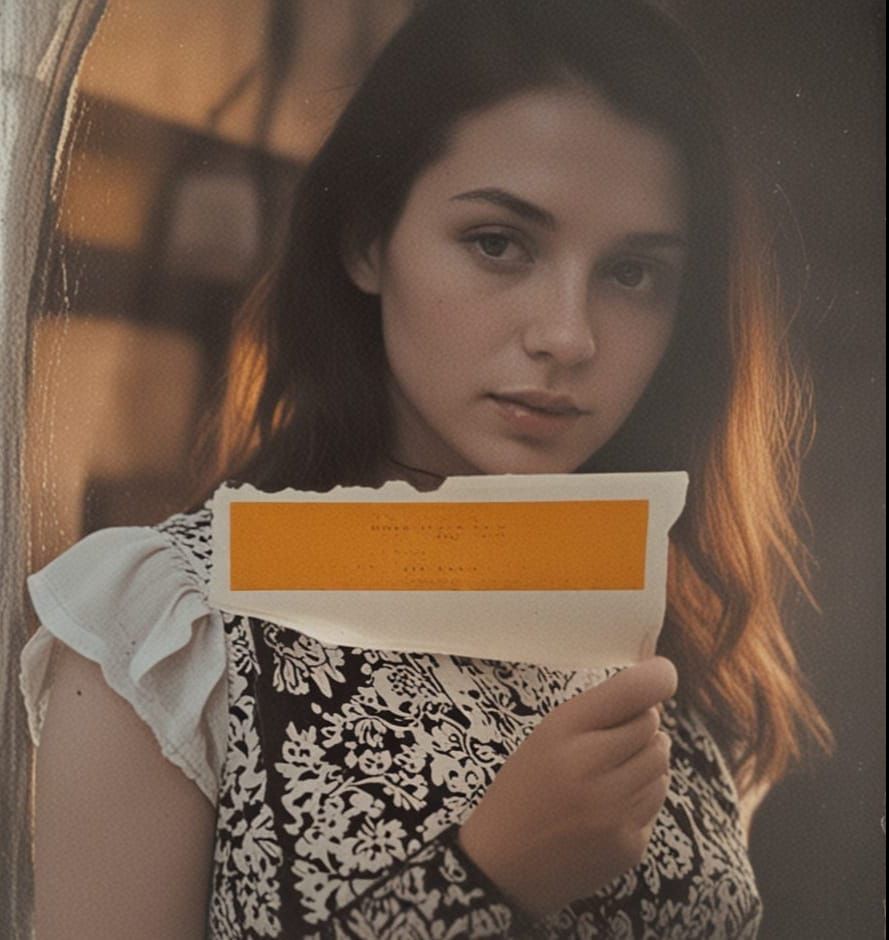 Moody Monochrome Pinhole Portrait in Golden Hour Light