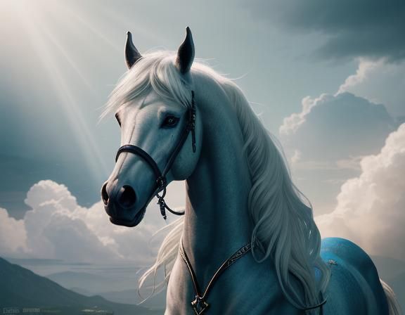 Realistic Pegasus Hybrids in Mythcore Style