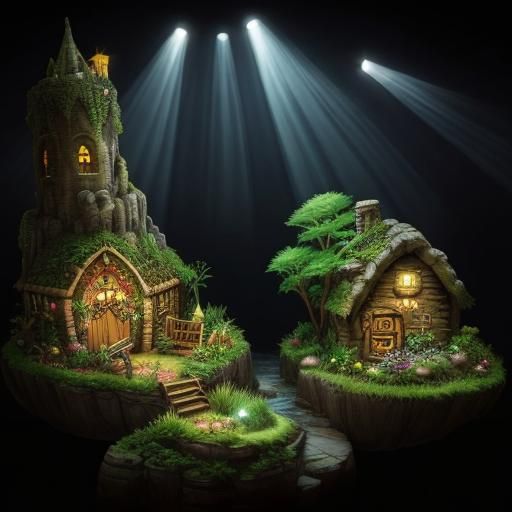 Sinister 3D Fairy Birthday in Techno-Color Paradise