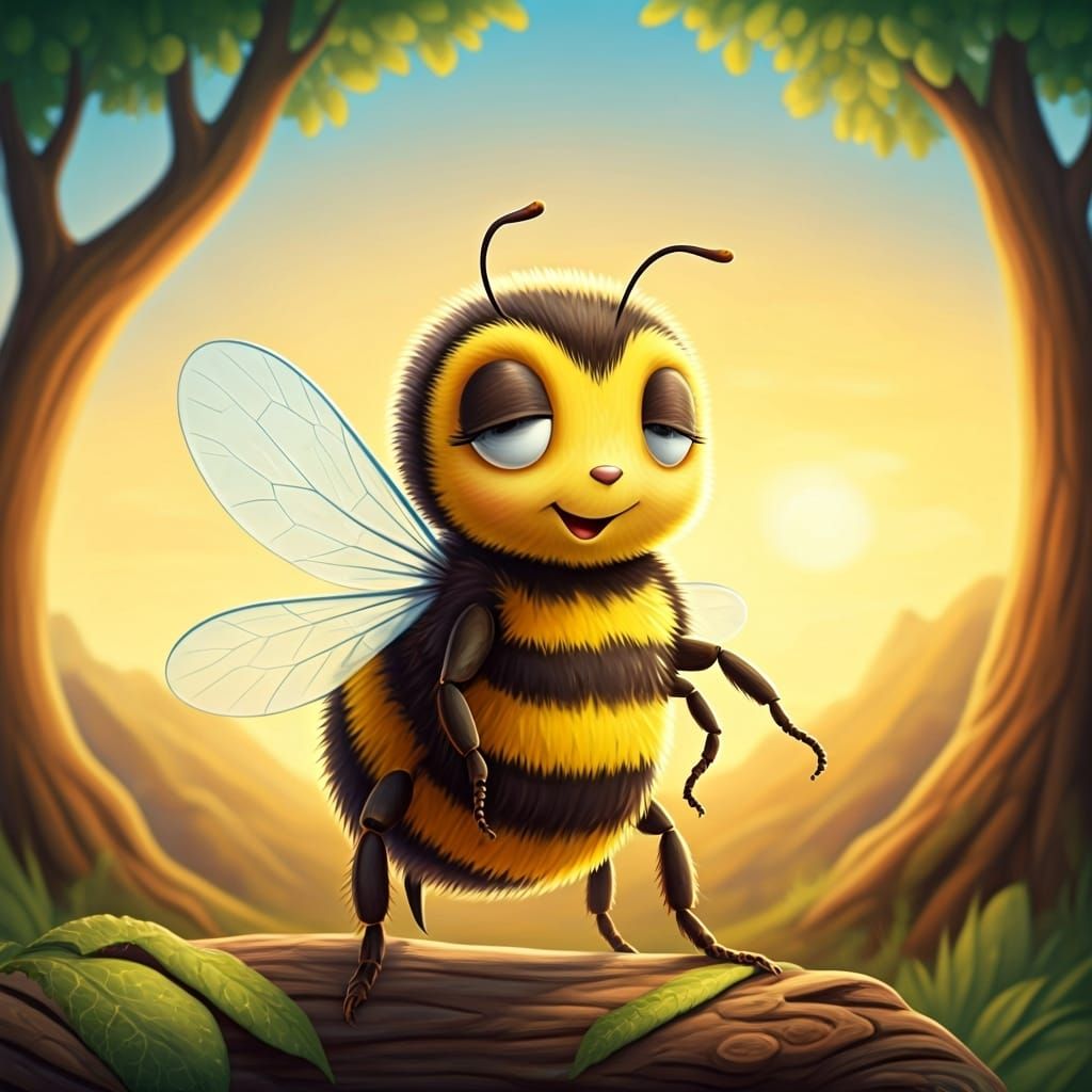 Sleepy Bumblebee: An AI Interpretation
