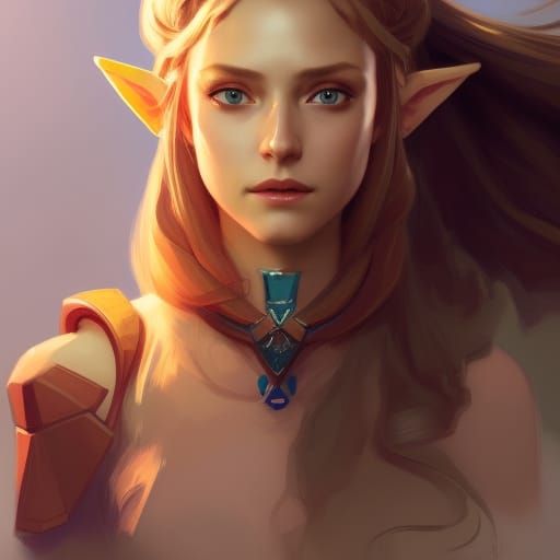 Zelda Portrait in Artgerm Style, 8K Resolution