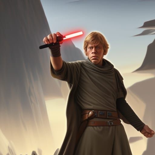 Luke Skywalker Accusation: Detailed Matte Painting